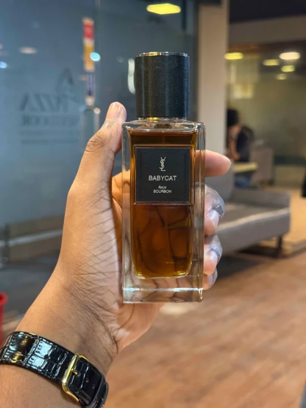 YSL Babycat Raw Bourbon